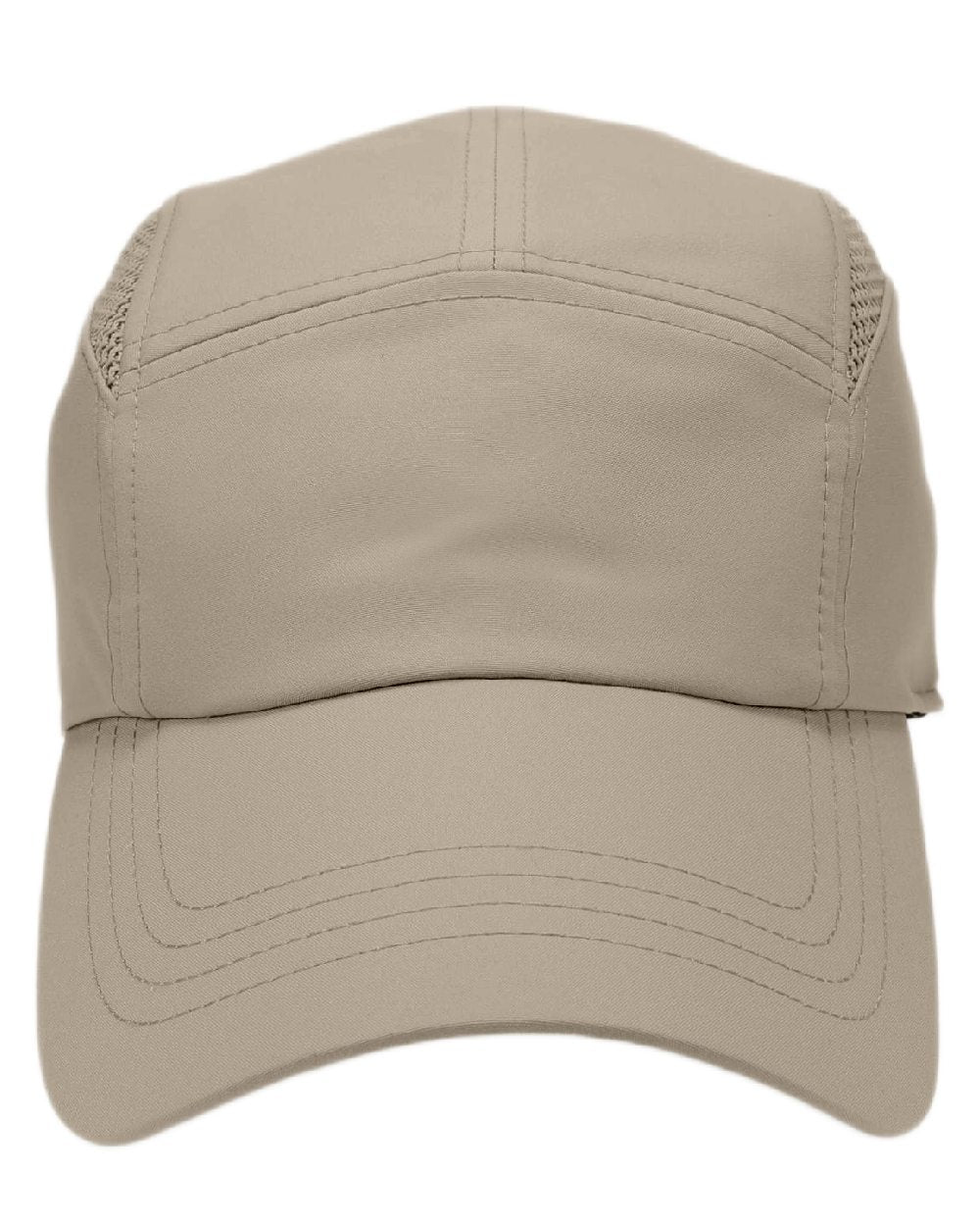 Safari Tan Coloured Tilley Airflo Cap on white background 