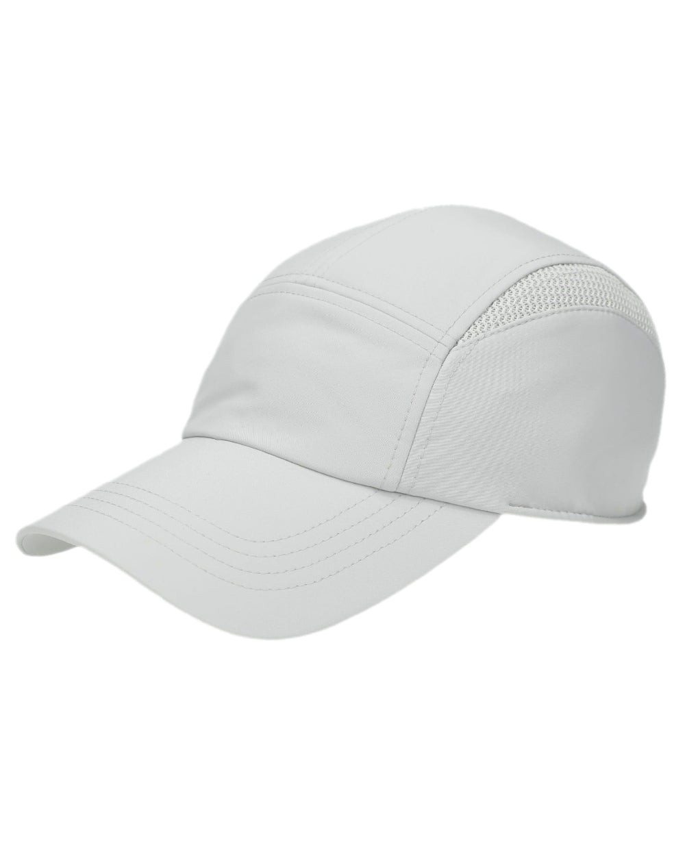 Silver Grey Coloured Tilley Airflo Cap on white background 
