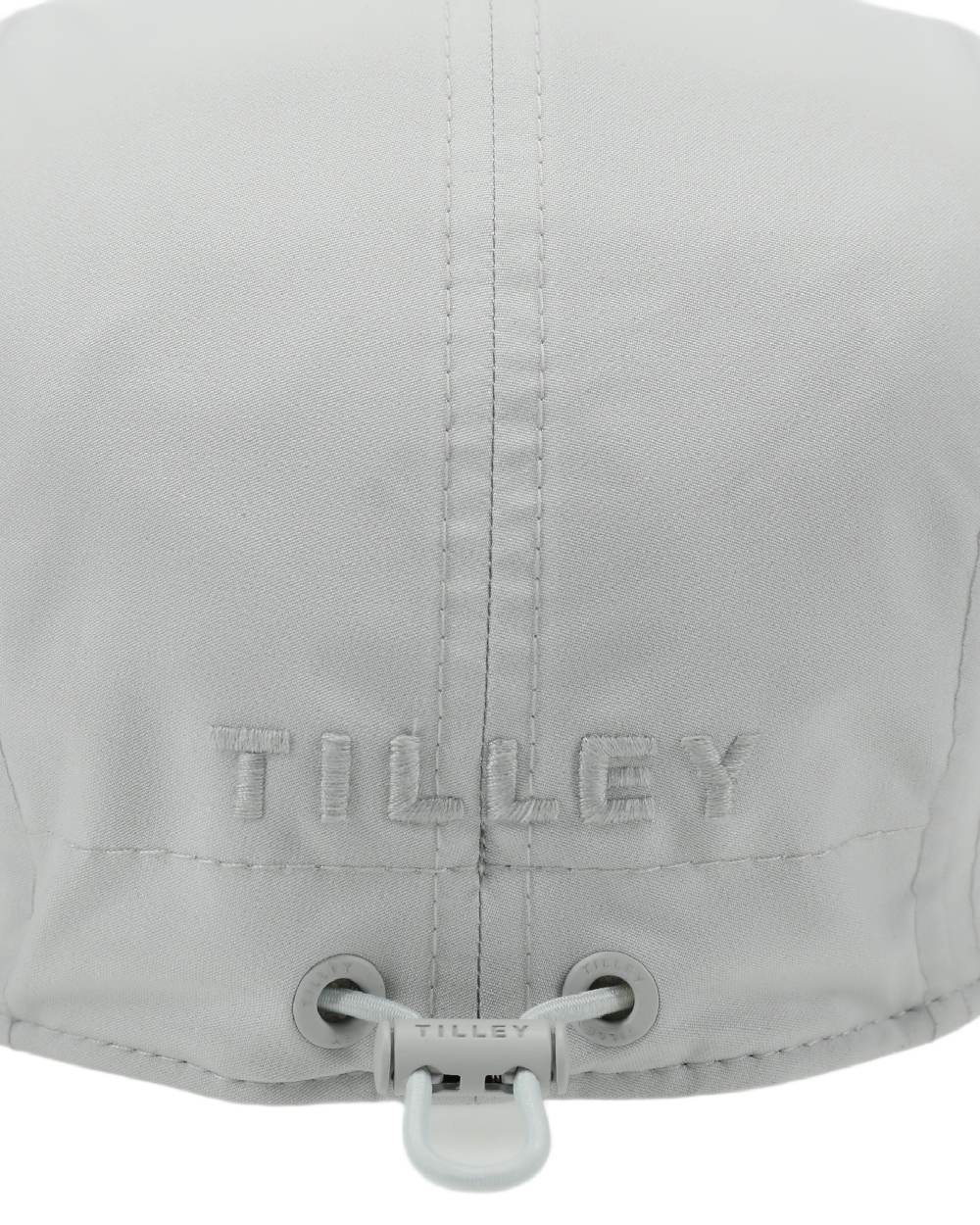 Silver Grey Coloured Tilley Airflo Cap on white background 