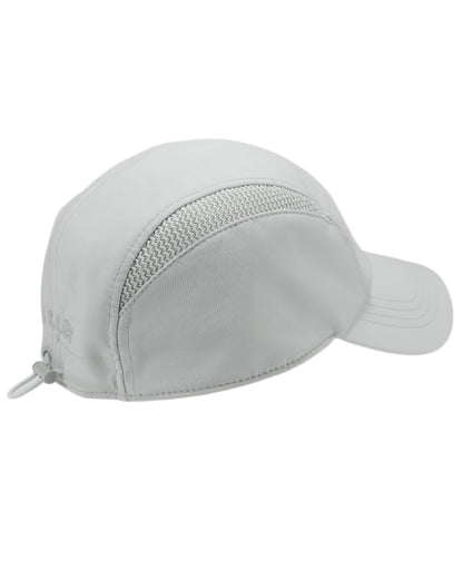 Silver Grey Coloured Tilley Airflo Cap on white background 