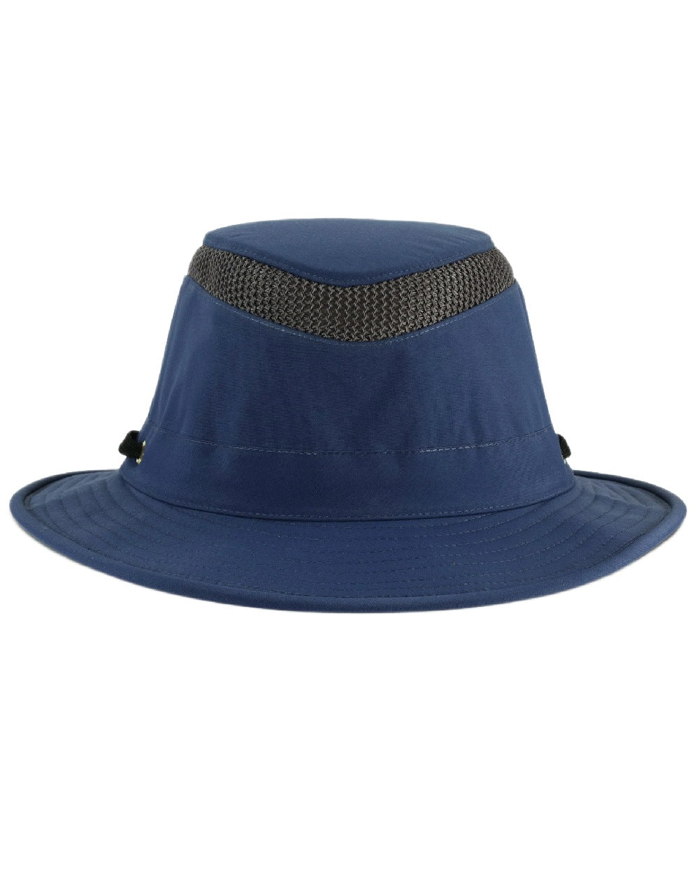 Midnight Navy Coloured Tilley Airflo Medium Brim Recycled Hat on white background 