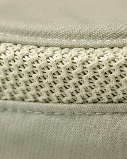 Khaki Olive Coloured Tilley Airflo Organic T5MO Cotton Hat on white background 
