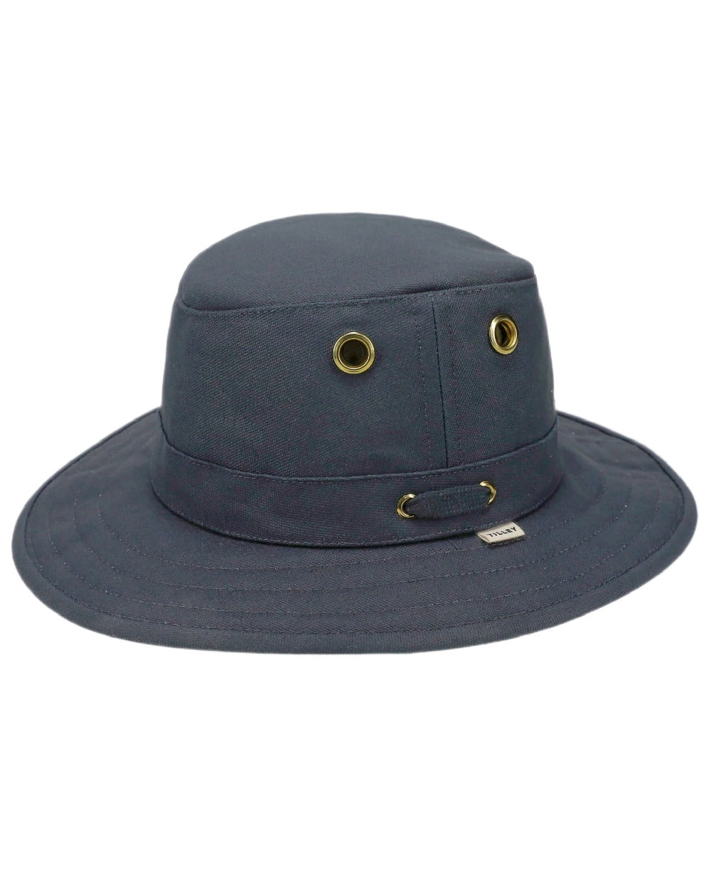 Dark Navy Coloured Tilley Authentic T5 Hat on white background 