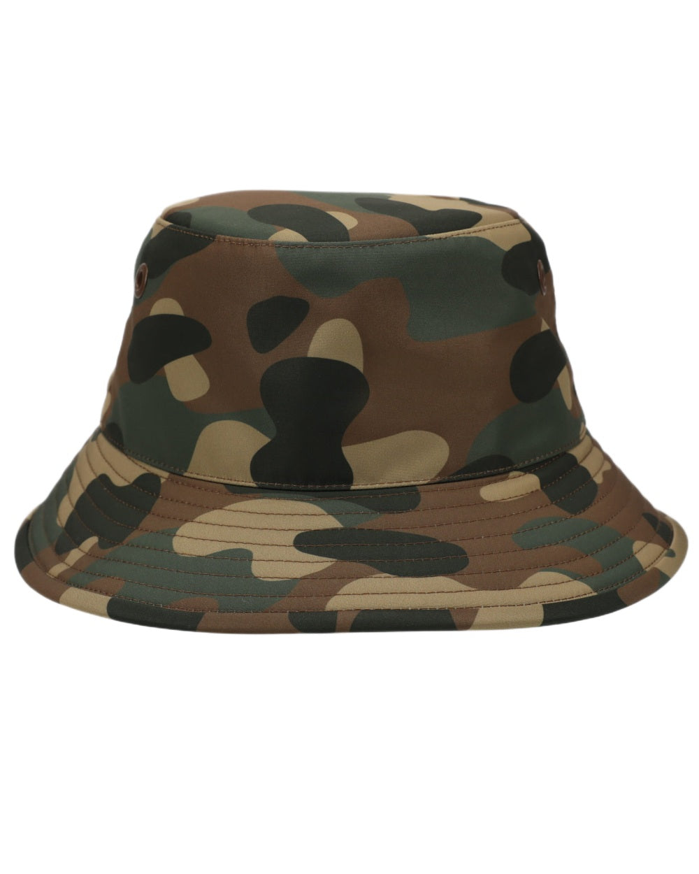 Camo coloured Tilley Camo Logo Technical T1 Bucket Hat on white background 