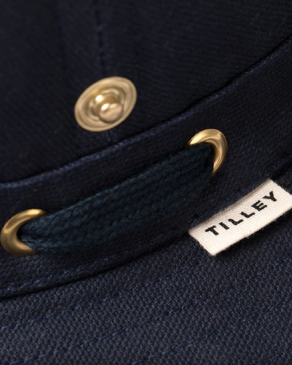 Dark Navy Coloured Tilley Classic T3 Cotton Hat on white background 