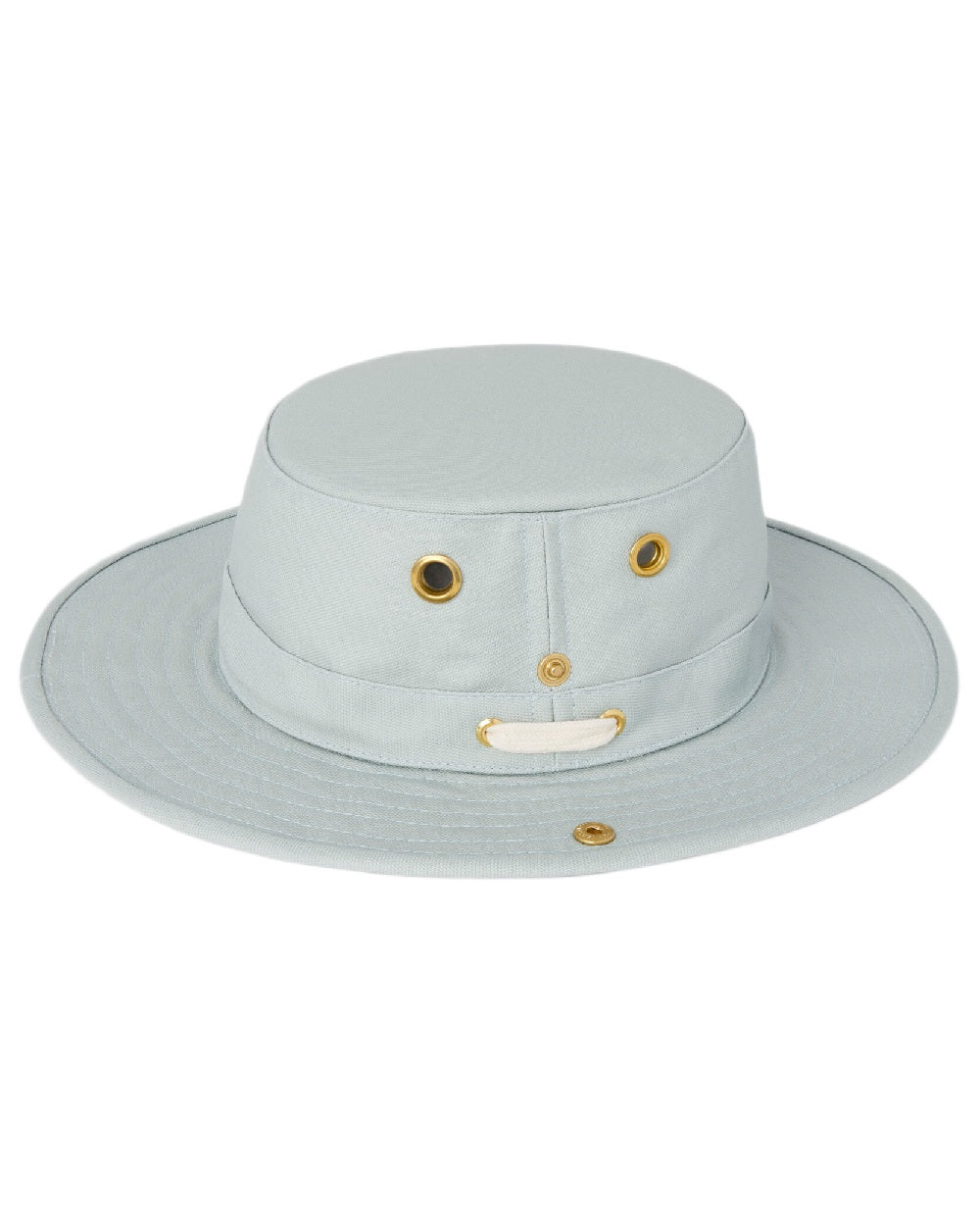 Mist Blue Coloured Tilley Classic T3 Cotton Hat on white background 