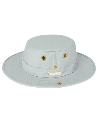 Mist Blue Coloured Tilley Classic T3 Cotton Hat on white background 