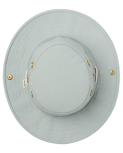 Mist Blue Coloured Tilley Classic T3 Cotton Hat on white background 
