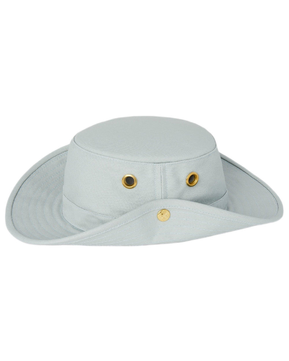 Mist Blue Coloured Tilley Classic T3 Cotton Hat on white background 