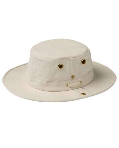 Natural Coloured Tilley Classic T3 Cotton Hat on white background 