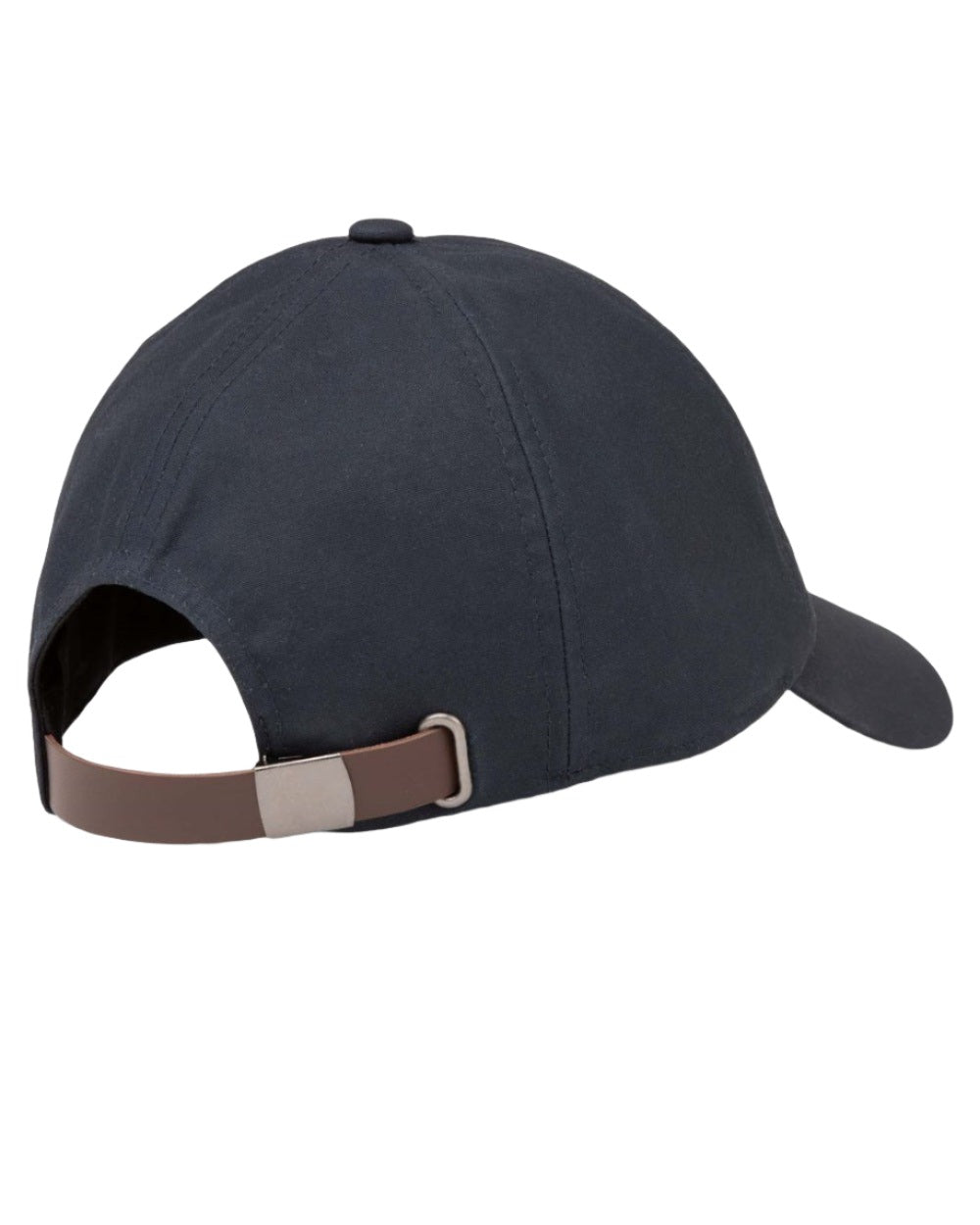 Navy Coloured Tilley Hats Waxed Baseball Cap On A White Background 