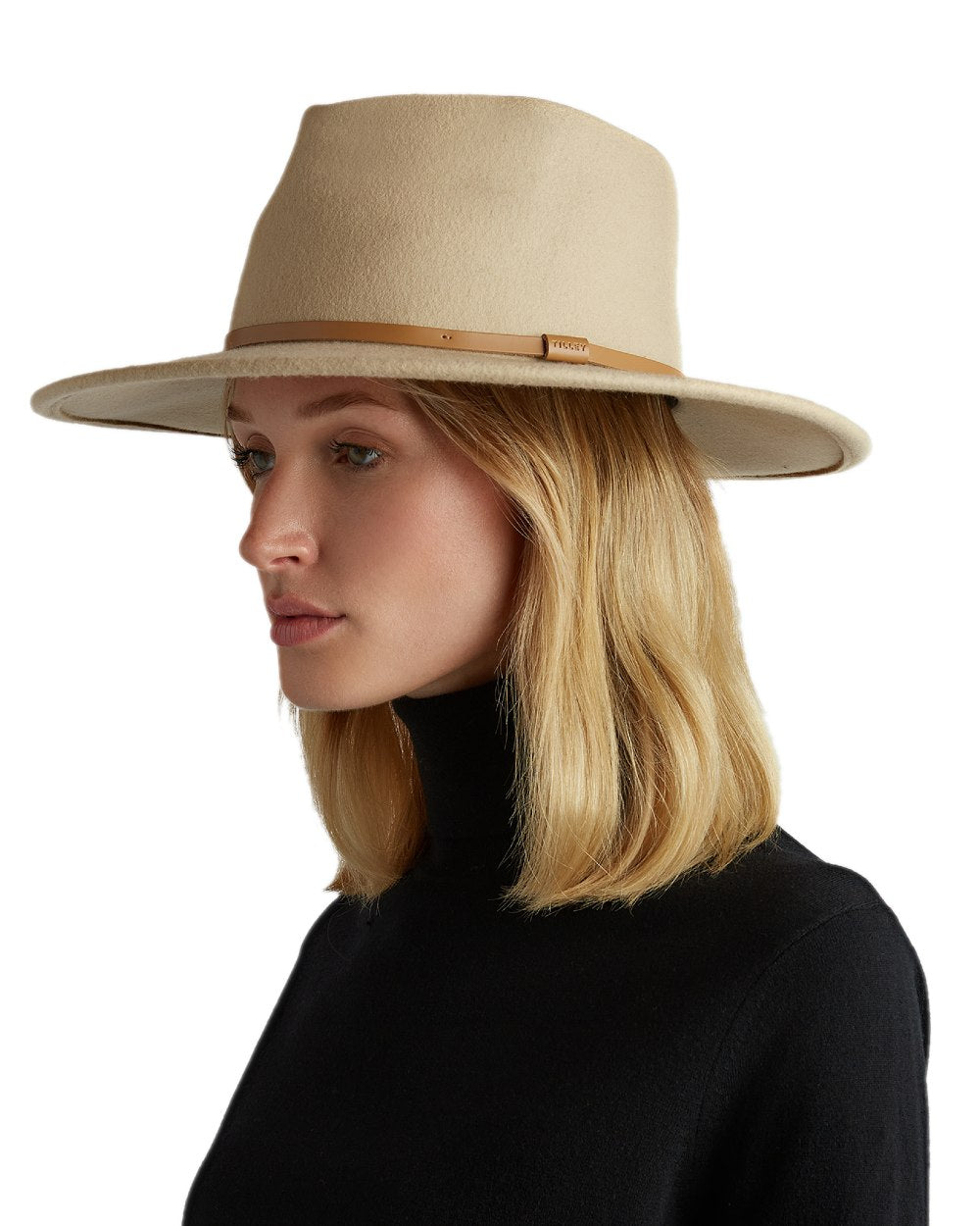 Bone Coloured Tilley New Jasper Hat on white background 