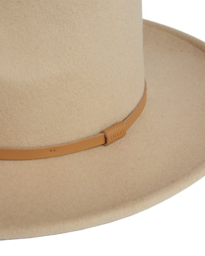 Bone Coloured Tilley New Jasper Hat on white background 