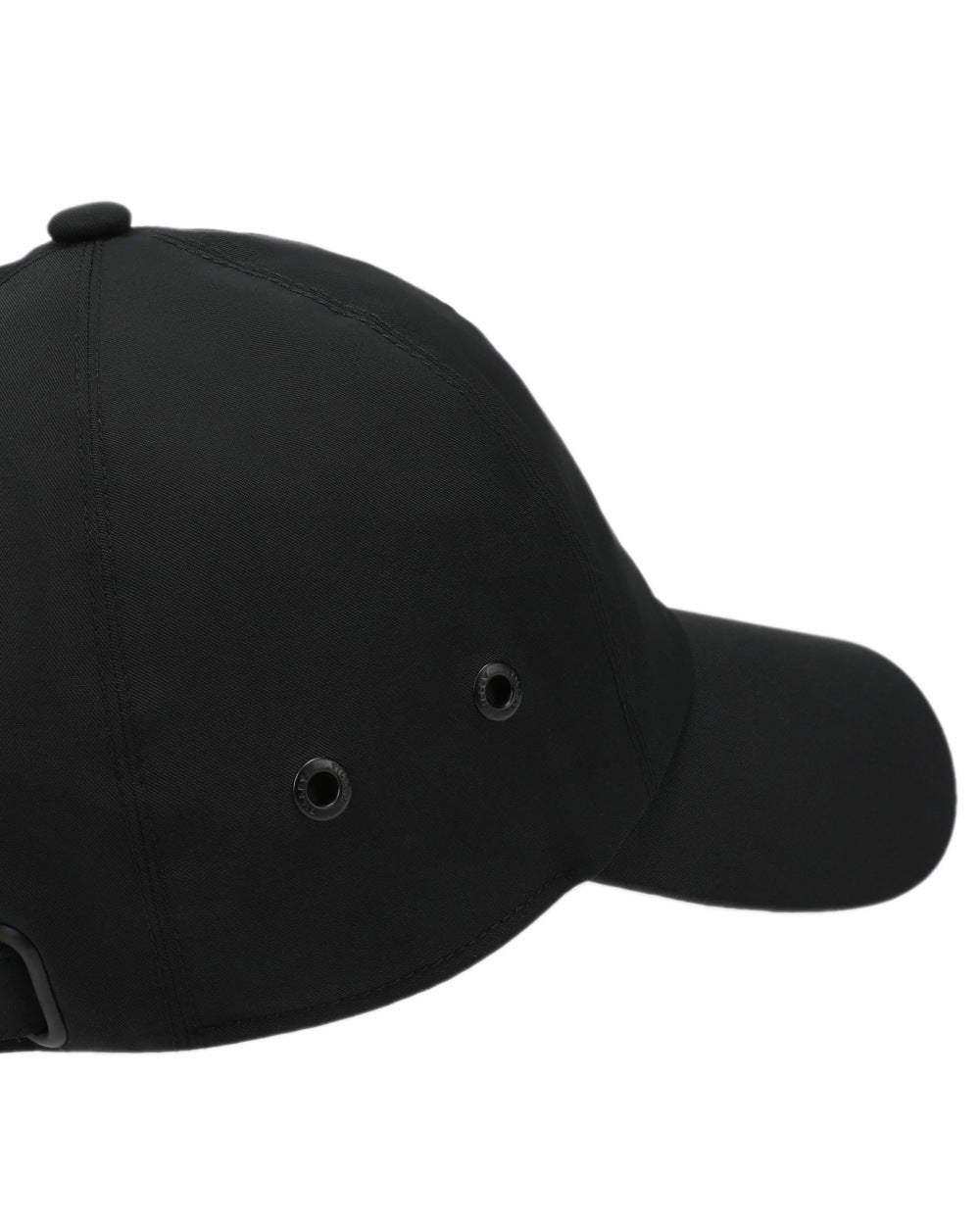 Black Coloured Tilley New Tech Travel Cap on white background 
