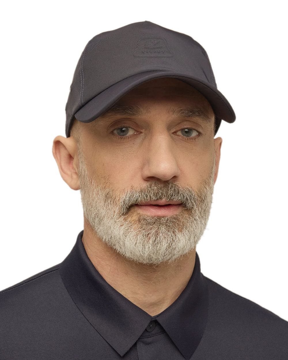 Navy Coloured Tilley New Tech Travel Cap on white background 
