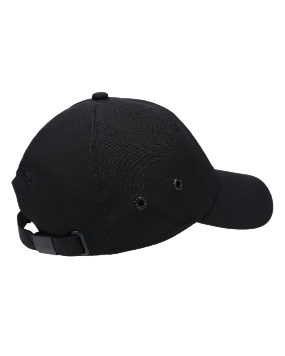 Navy Coloured Tilley New Tech Travel Cap on white background 