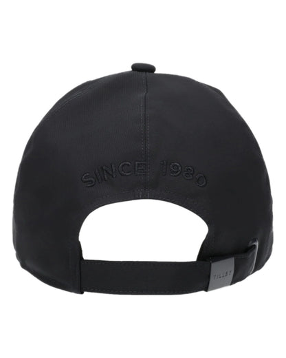 Navy Coloured Tilley New Tech Travel Cap on white background 
