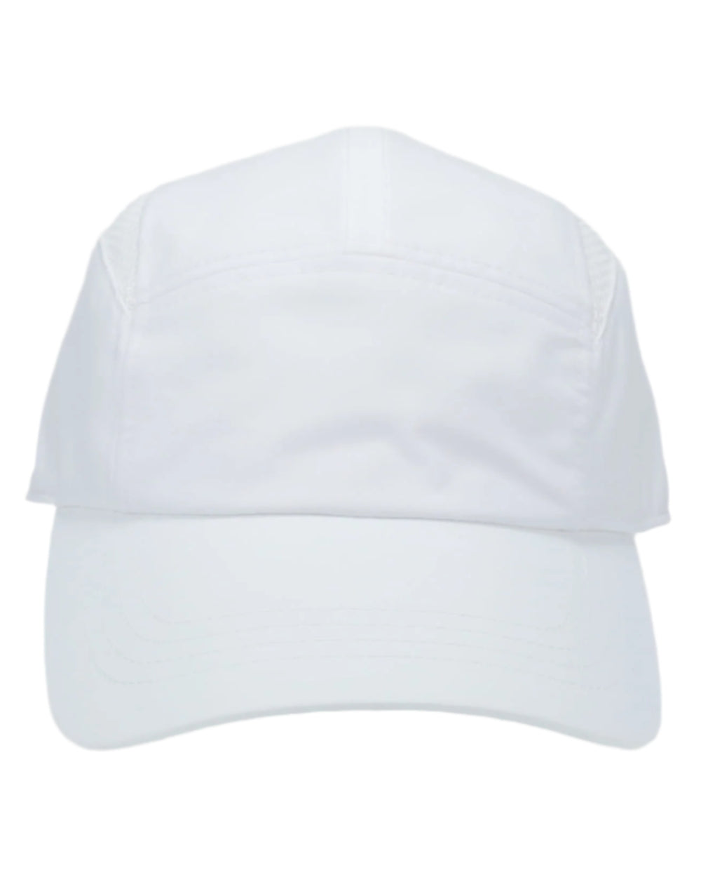 White Coloured Tilley New Tech Travel Cap on white background 