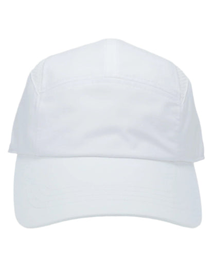 White Coloured Tilley New Tech Travel Cap on white background 