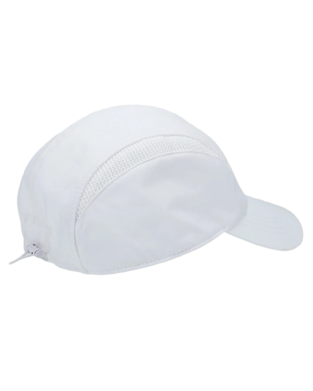 White Coloured Tilley New Tech Travel Cap on white background 