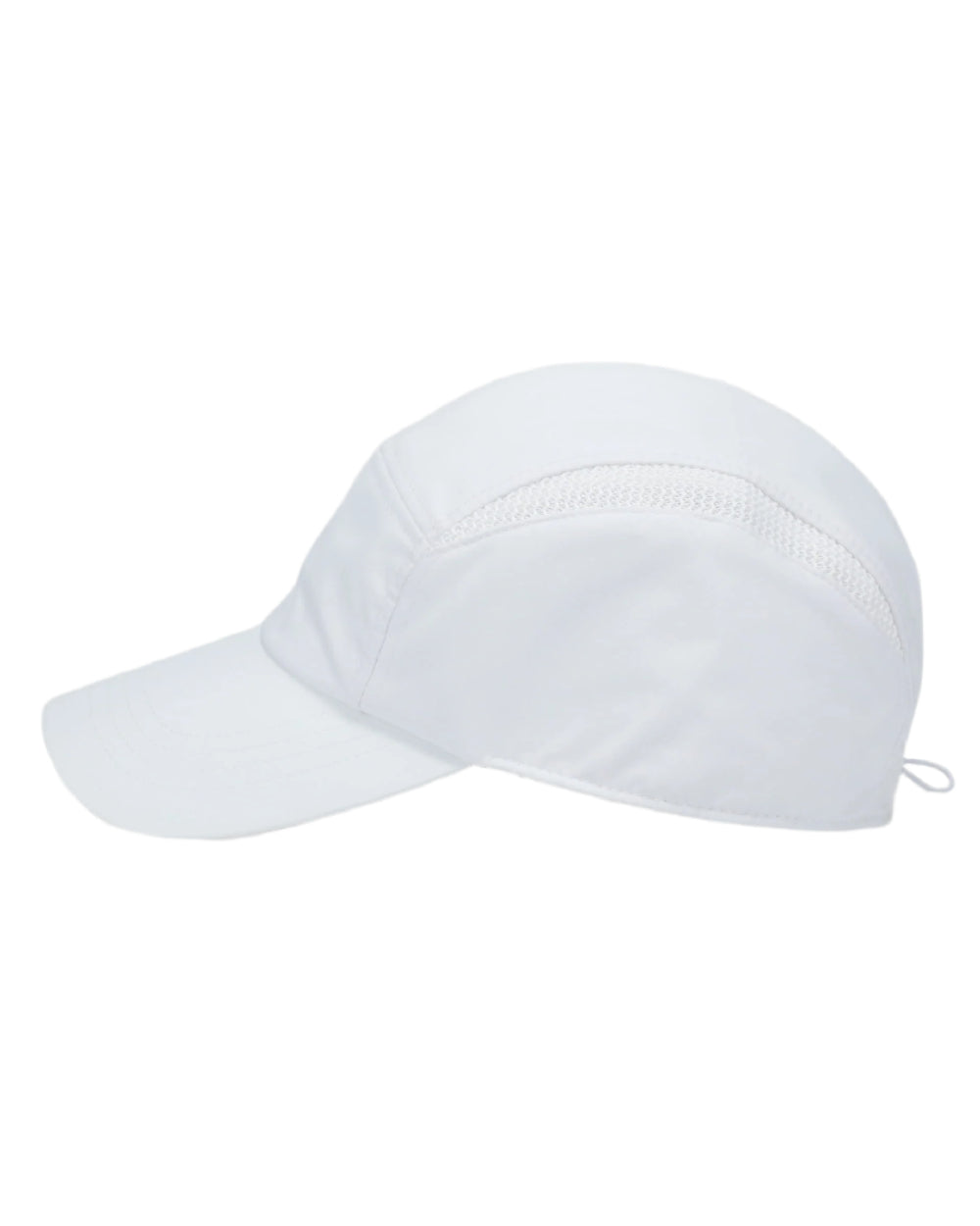 White Coloured Tilley New Tech Travel Cap on white background 