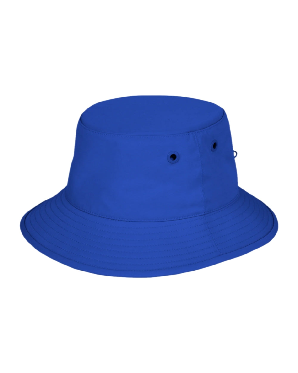 Cobalt Blue Coloured Tilley T1 Performance Bucket Hat on white background 