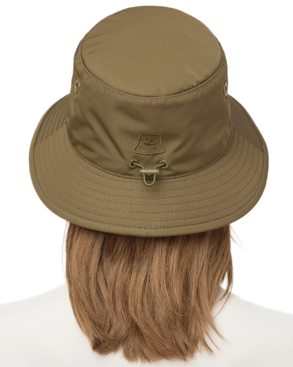 Forest Night Coloured Tilley T1 Performance Bucket Hat on white background 