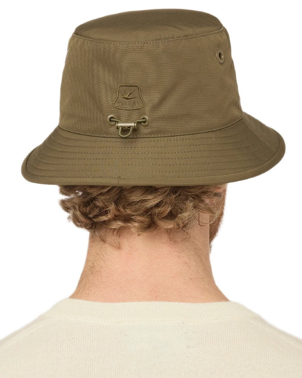 Forest Night Coloured Tilley T1 Performance Bucket Hat on white background 