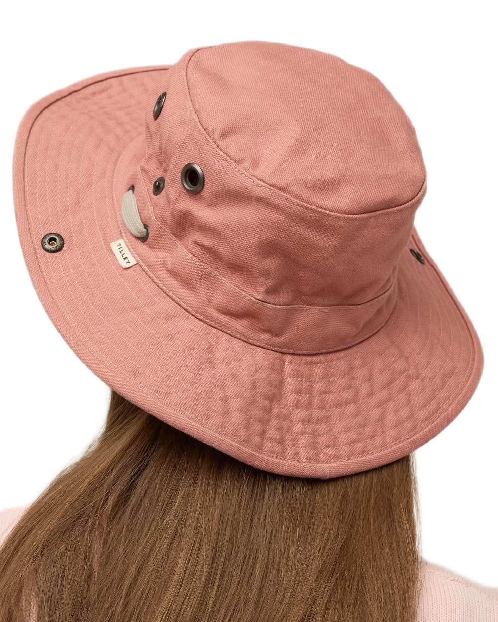 Clay Coloured Tilley T3 Wanderer Hat on White background 