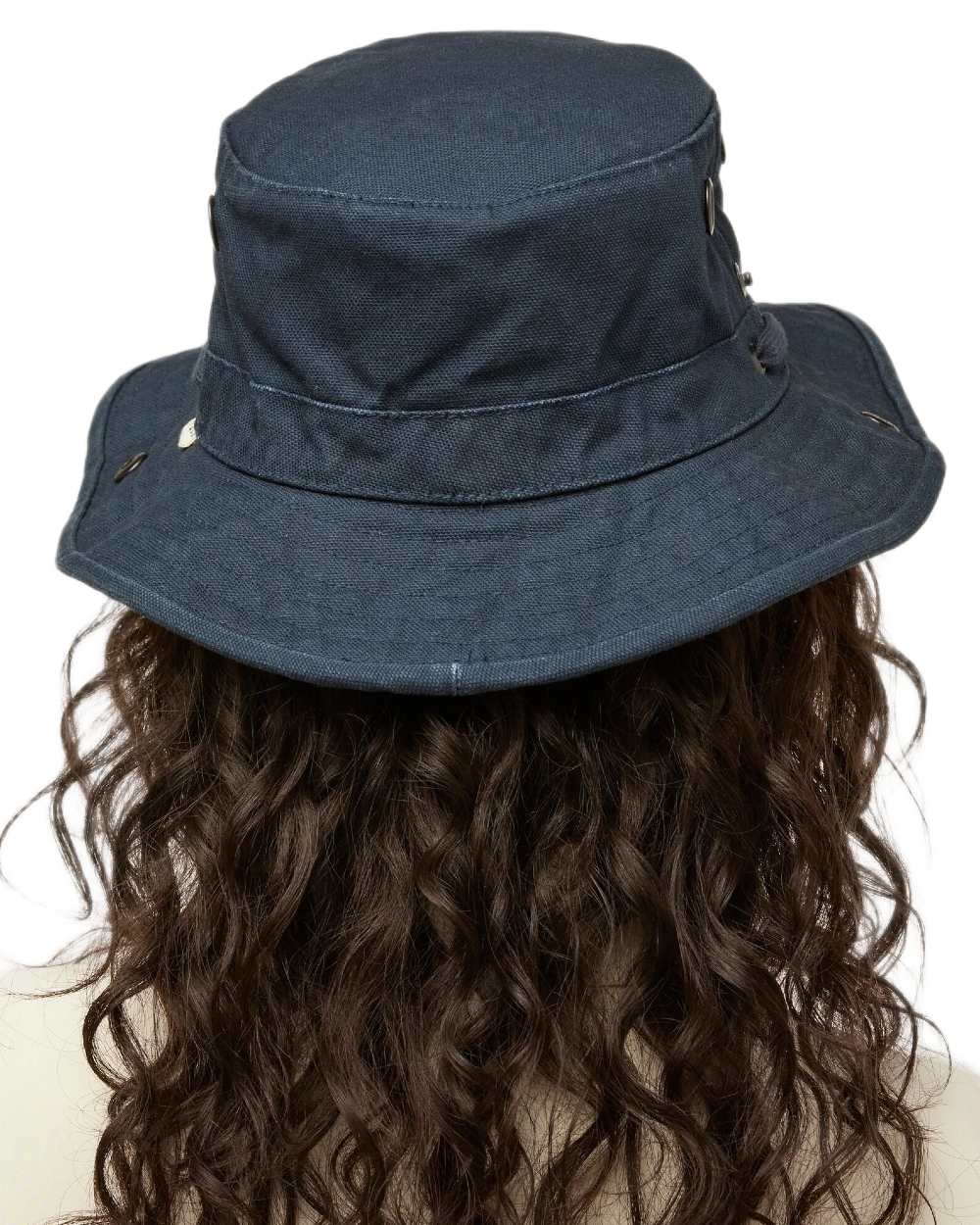 Dark Navy coloured Tilley T3 Wanderer Hat on White background 