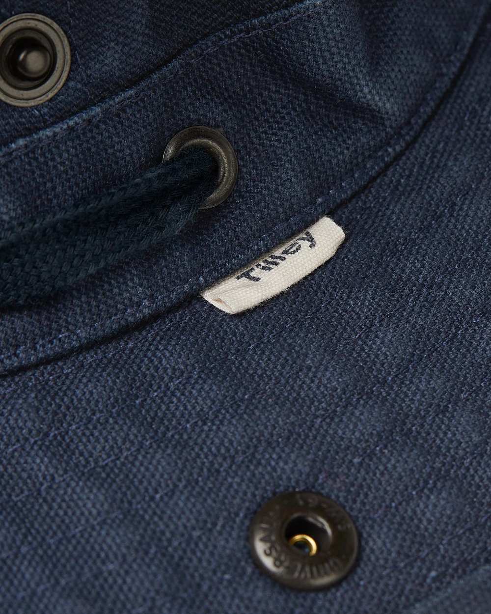 Dark Navy coloured Tilley T3 Wanderer Hat on White background 