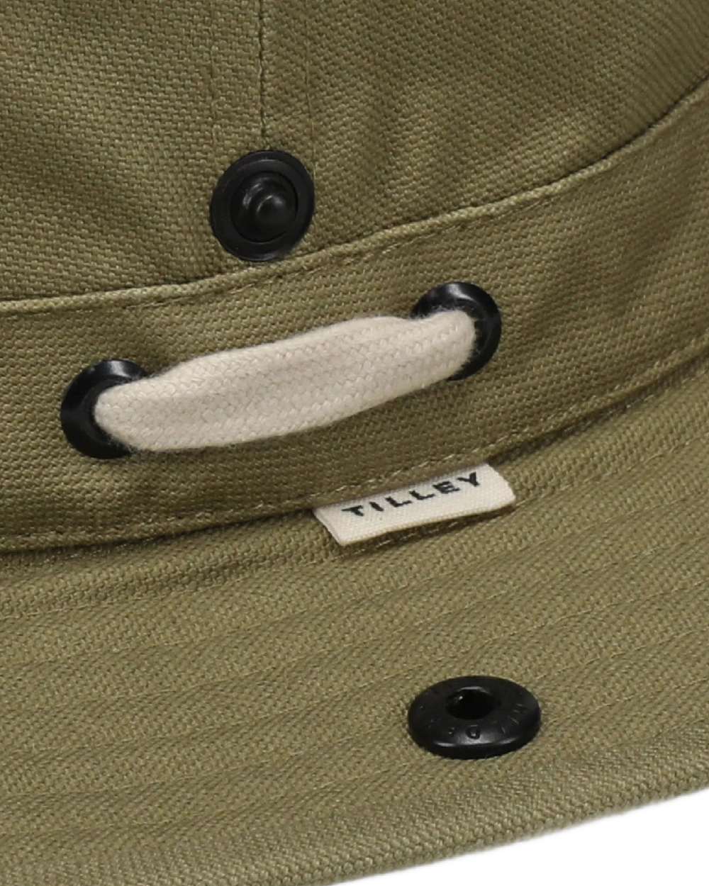 Fresh Straw Coloured Tilley T3 Wanderer Hat on White background 