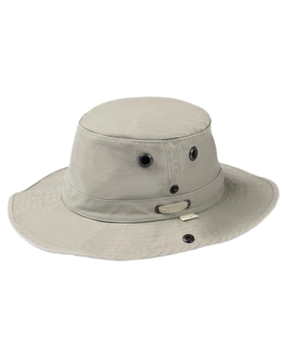 Khaki coloured Tilley T3 Wanderer Hat on White background 