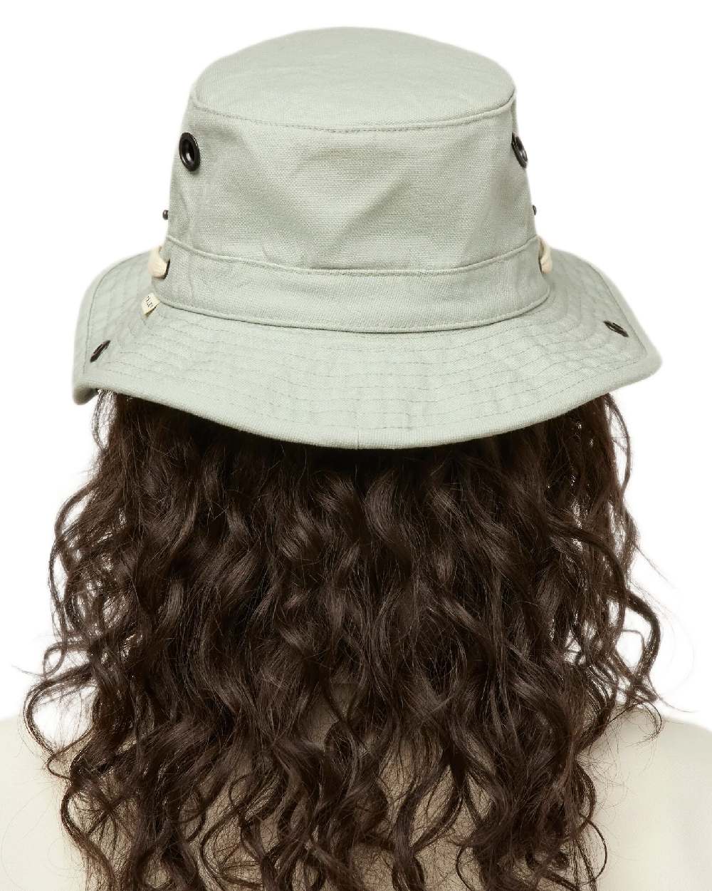 Mist Blue Coloured Tilley T3 Wanderer Hat on White background 