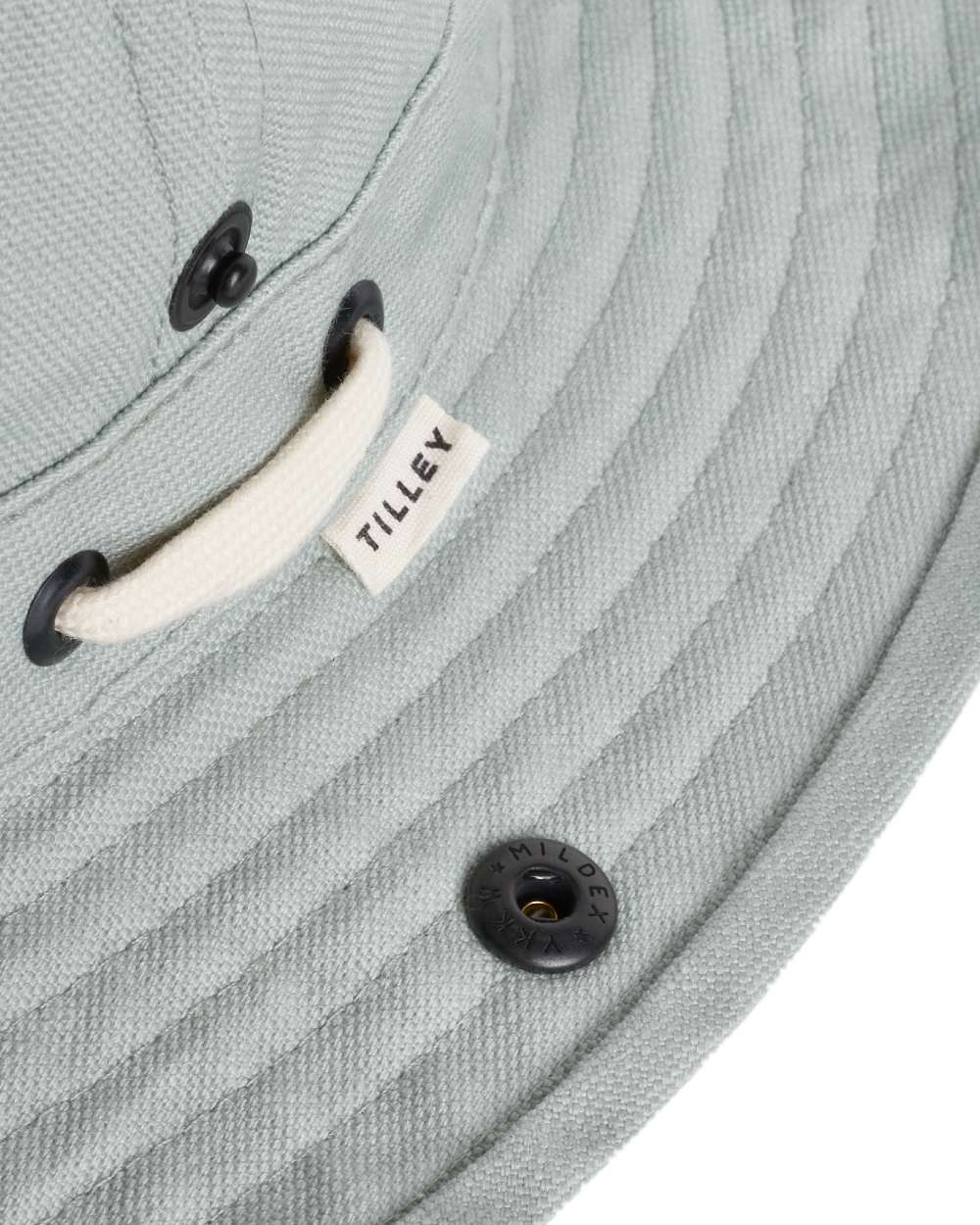 Mist Blue Coloured Tilley T3 Wanderer Hat on White background 