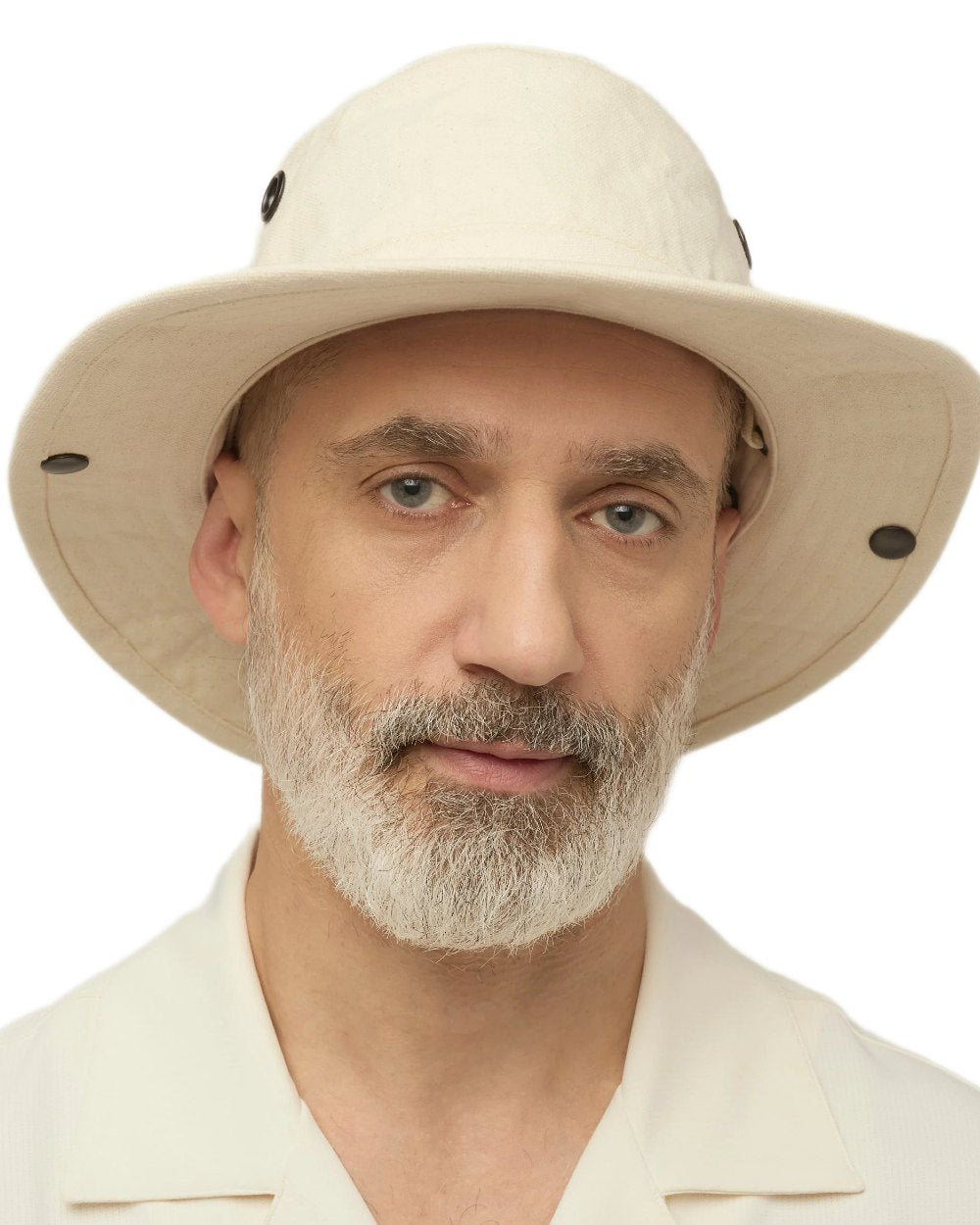 Natural coloured Tilley T3 Wanderer Hat on White background 