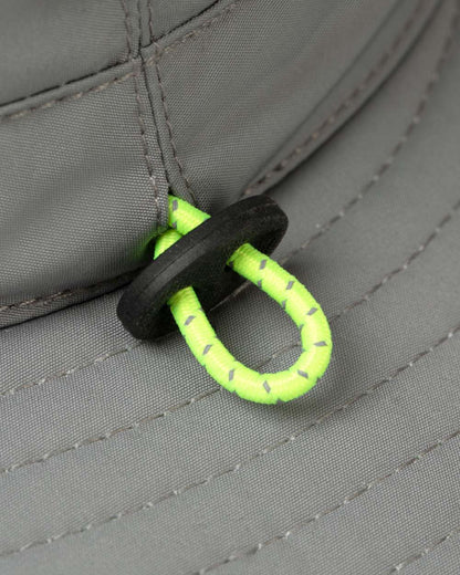 Grey Green coloured Tilley TWS1 All Weather Hat on white background 