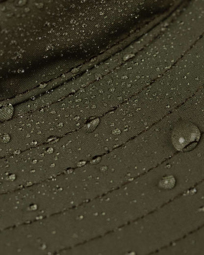 Olive Green coloured Tilley TWS1 All Weather Hat on white background 