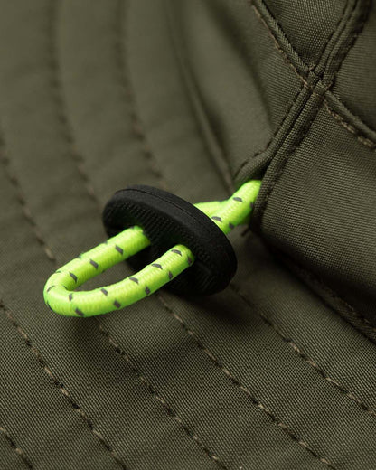 Olive Green coloured Tilley TWS1 All Weather Hat on white background 