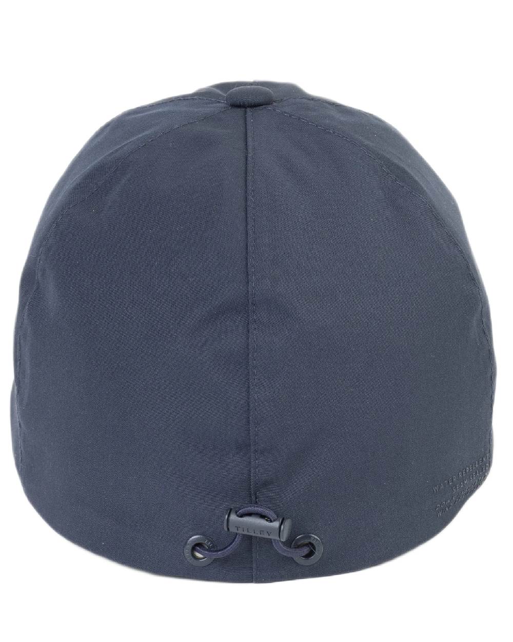 Dark Navy Coloured Tilley The Thermashield Cap on white background 