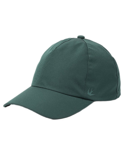 Evergreen Coloured Tilley The Thermashield Cap on white background 
