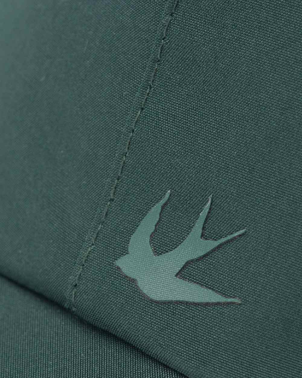 Evergreen Coloured Tilley The Thermashield Cap on white background 