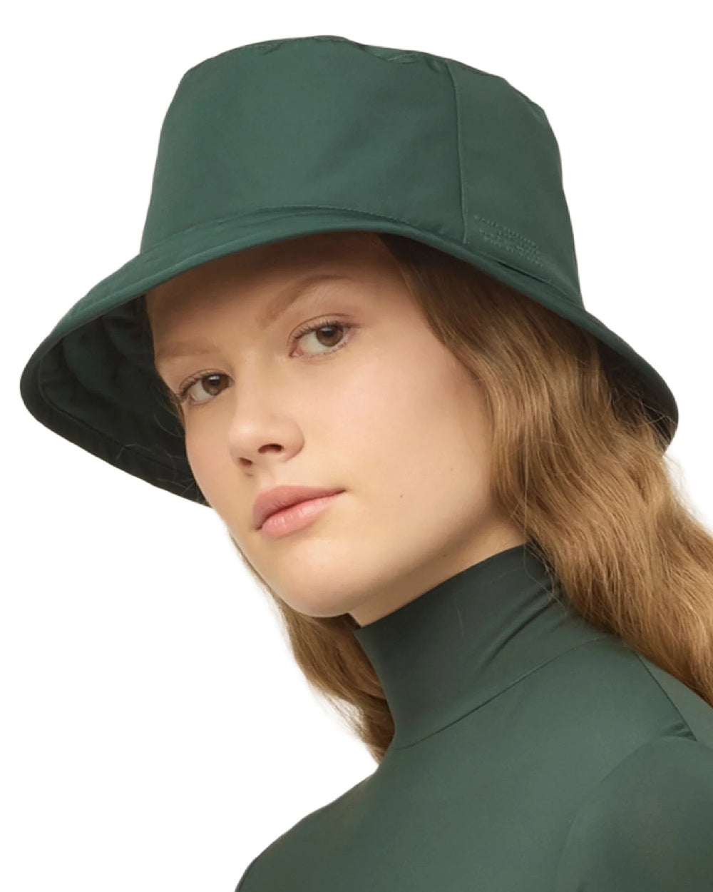 Evergreen Coloured Tilley Thermashield T1 on white background 