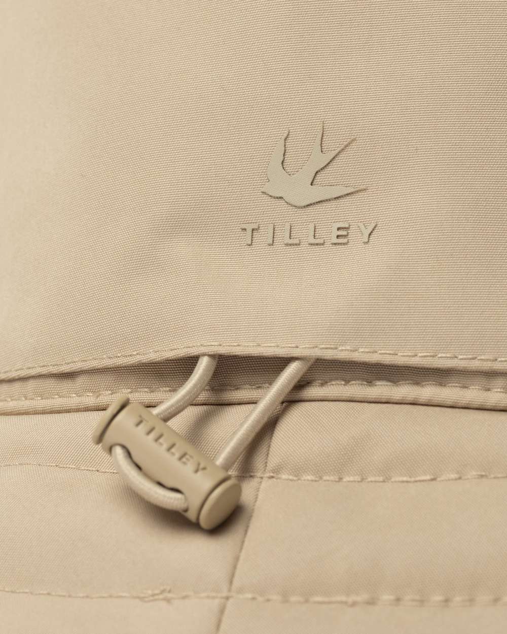 Safari Tan Coloured Tilley Thermashield T1 on white background 