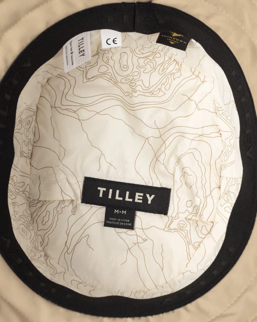 Safari Tan Coloured Tilley Thermashield T1 on white background 