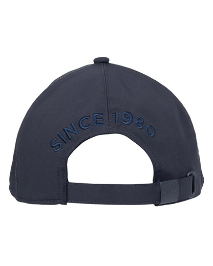 Navy Coloured Tilley Travelers Cap on white background 