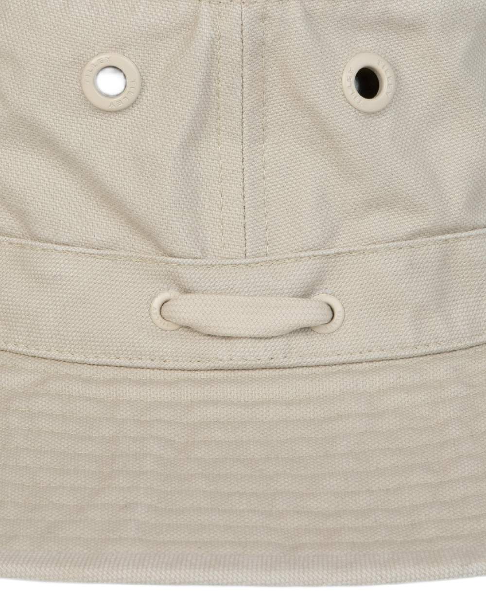 Stone Coloured Tilley Wide Brim Wanderer Hat on white background 