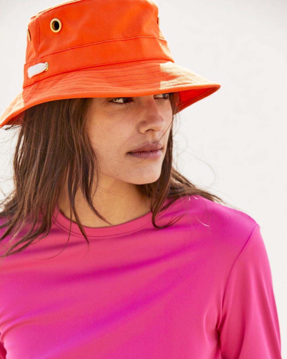 Tilley Hats Iconic Bucket Hat In Bright Orange 