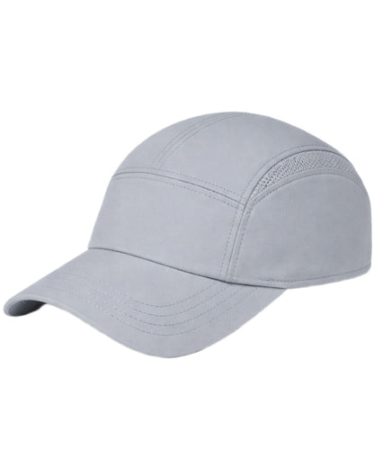 Mist Blue coloured Tilley Airflo Cap on white background 