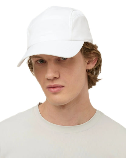 White coloured Tilley Airflo Cap on white background 